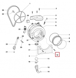 Противовес 118010 нижний стиральной машины Ariston/Indesit