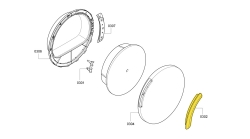 Ручка люка 497522 сушильной машины Bosch/Siemens