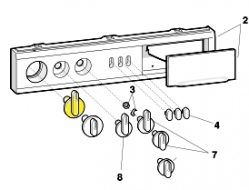 Ручка выбора программ 034417 Ariston/Indesit