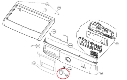 Ручка выбора программ 2945400400 Beko