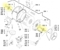 Суппорт 084 стиральной машины Ariston/Indesit/Whirlpool