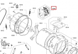 Электронный модуль управления 708173 стиральной машины Bosch/Siemens