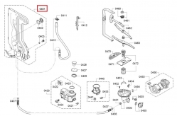 Теплообменник 687148 посудомоечной машины Bosch/Siemens