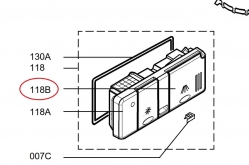 Крышка дозатора 4006078028 посудомоечной машины Electrolux/Zanussi/AEG