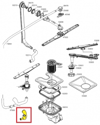Патрубок 135292 посудомоечной машины Gorenje/Smeg