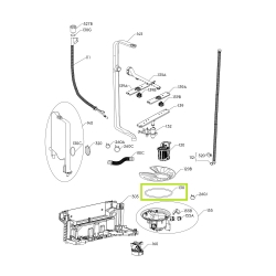 Прокладка сливной чаши для посудомоечной машины AEG/Electrolux/Zanussi - 1119186003