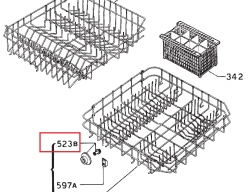 Ролики 50279059005 нижней корзины AEG/Electrolux/Zanussi