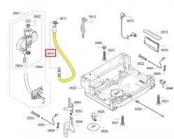 Шланг сливной 668114 посудомоечной машины Bosch/Siemens