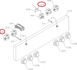 Переключатель мощности 716269 конфорок плит Gorenje