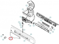 Ручка дозатора 503212 стиральной машины Gorenje/Asko