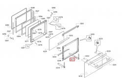 Петля 11020023 двери духовки Bosch/Siemens