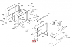 Петля 12017462 двери духовки Bosch/Siemens