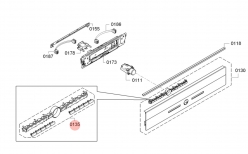 Блок кнопок 791537 духовки Bosch/Siemens