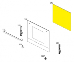 Стекло 3429341039 духовки AEG/Electrolux/Zanussi