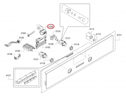 Термостат COK201BO духовки 345°C Bosch/Siemens