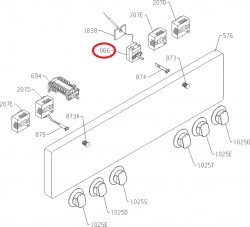 Термостат 726503 духовки Gorenje