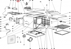 Тэн 039577 для духового шкафа Ariston/Indesit/Whirlpool верхний, 1000W