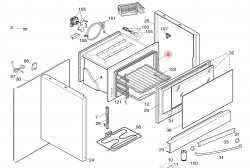 Уплотнитель 091946 двери духовки Ariston/Indesit