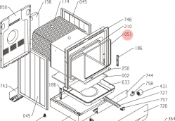 Уплотнитель 593514 двери духовки Gorenje