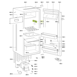 Термостат для холодильника Whirlpool/IKEA - 481010677045