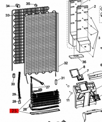 Испаритель 304241 холодильника Ariston/Indesit