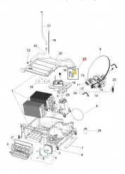 Датчик уровня воды 628635 сушильной машины Ariston/Whirlpool