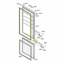 Уплотнитель холодильника Bosch/Siemens 575x995 - 244969