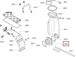 Патрубок сушильной машины Bosch/Siemens - 679270