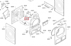 Ролик 613598 поддержания барабана сушильной машины Bosch/Siemens