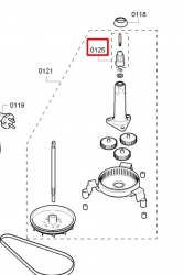 Наконечник штока 620830 кухонного комбайна Bosch