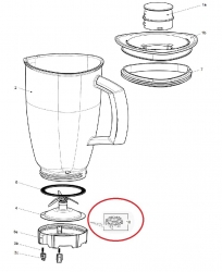 Коплер BR7050810 для блендера Braun