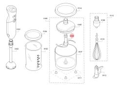 Нож измельчителя для блендера Bosch/Siemens - 167715