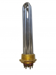 Блок ТЭН 4500Вт (1500 Вт*3), резьба G2" (59 мм), длина 280 мм