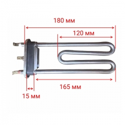 ТЭН 1900W без отверстия для стиральной машины Samsung LG