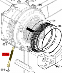 Амортизатор 4990263016 стиральной машины Electrolux/Zanussi