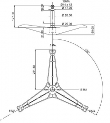 Крестовина стиральной машины Samsung - DC97-00124B