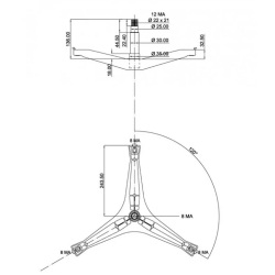 Крестовина стиральной машины Samsung - DC97-14370H