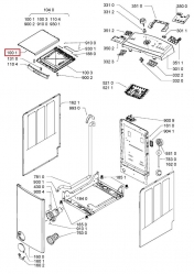 Крышка 507866 стиральной машины Ariston/Whirlpool/Gorenje