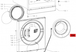 Люк в сборе 481010906633 стиральных машин Whirlpool