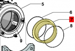 Манжета люка 299530 стиральных машин Ariston/Indesit