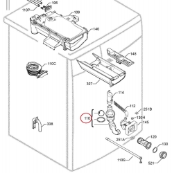 Патрубок 1320721119 стиральной машины AEG/Electrolux/Zanussi