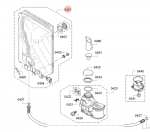 Теплообменник 770952 посудомоечной машины Bosch/Siemens