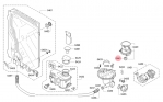 Двигатель водораспределителя 611329 посудомоечной машины Bosch/Siemens